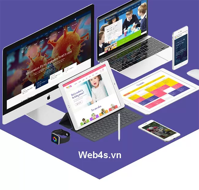 thiết kế website giáo dục